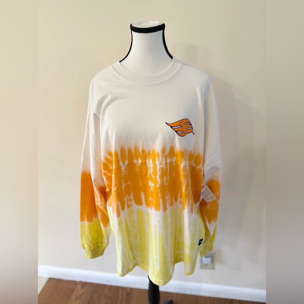 Walt Disney Cruise Line Halloween Candy Corn Spirit Jersey Size Medium - Picture 1 of 5